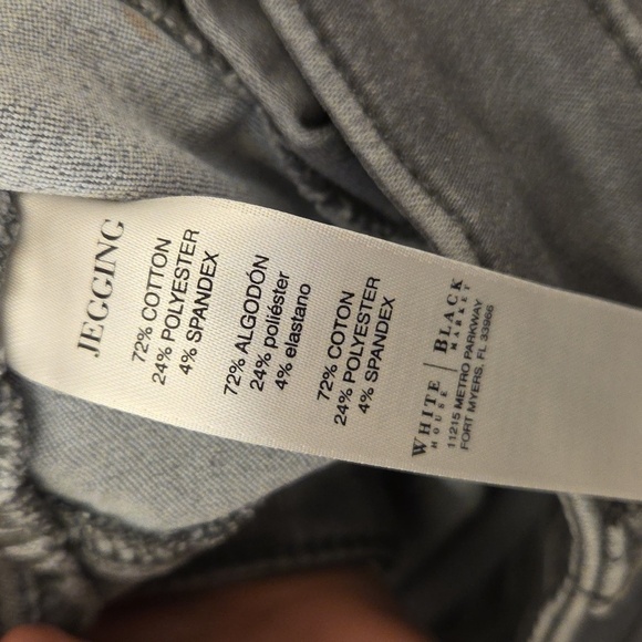 White house black market gray denim jegging Size XS - Picture 5 of 5